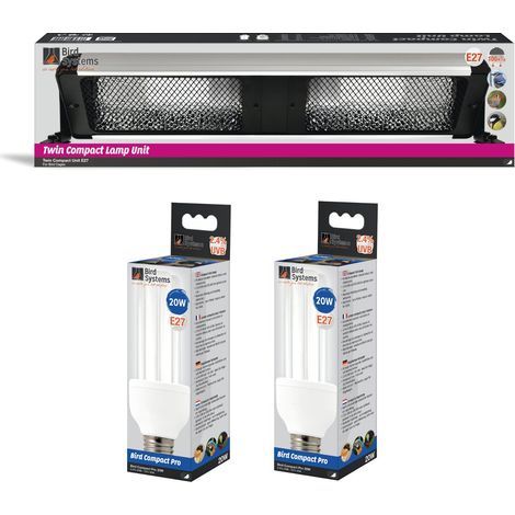 Bird Systems - Kompaktleuchte für Vögel 60cm + 2x Bird Lamp Pro (1/5)