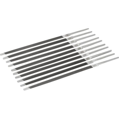 Bahco Sägefeile, doppelt, extraschlank, Halbschlichthieb, ohne Heft 150 mm (1/4)