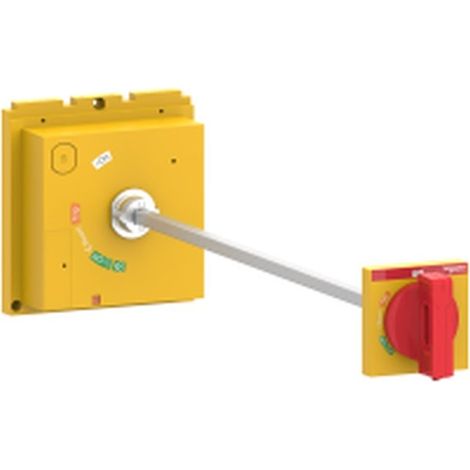 Interruptor rotativo M.ROTATIVO NSX400-630 rojo, 400A, IP65, 3 polos.