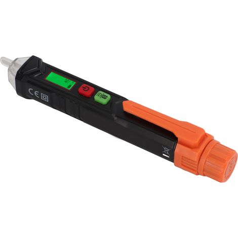 Stylo testeur électrique numérique RuoShui 10 : détecteur de tension sans contact avec alarme sonore et lumineuse. (1/5)