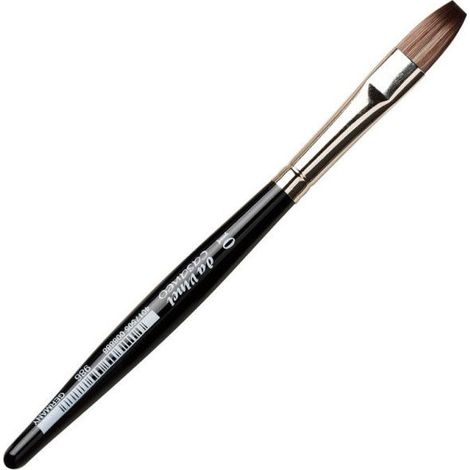 Pinceau - Plat - Aquarelle - Synthétiques - Da Vinci - Casanéo XS - 986 - N°10 (1/2)