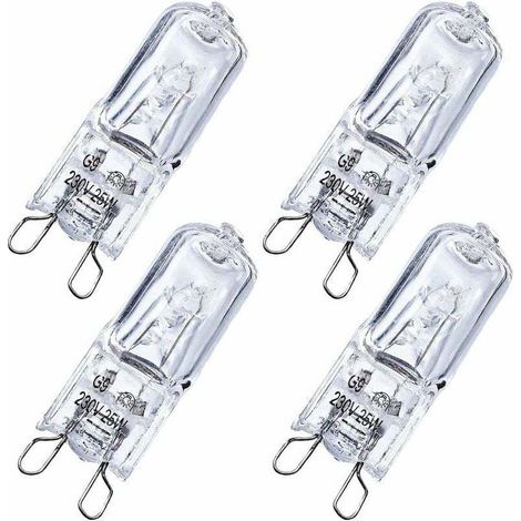 Ampoule halogène G9 25W-4 pièces (1/3)