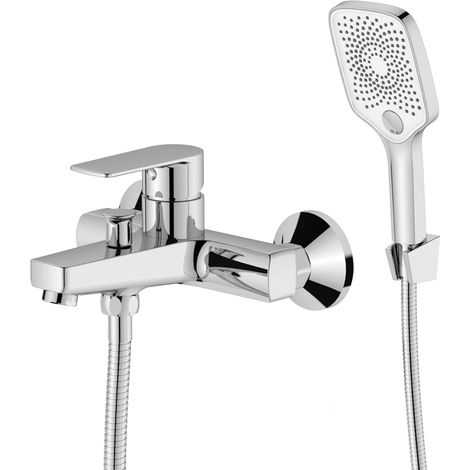 Mitigeur Baignoire Pomme Douche Inverseur Automatique Laiton Massif (1/5)