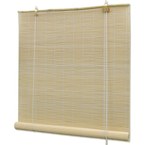 FIMEI Store roulant en bambou 140 x 220 cm Naturel (1/5)