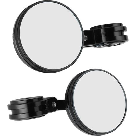 Rétroviseurs CNC Aluminium pour Moto avec Verre Bleu Anti-Éblouissement - Personnalisation (1/5)