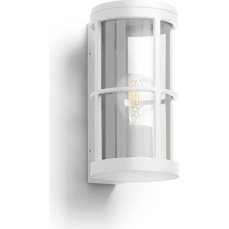 Aplique de pared LUG E27 18 W IP54 Blanco (1/3)
