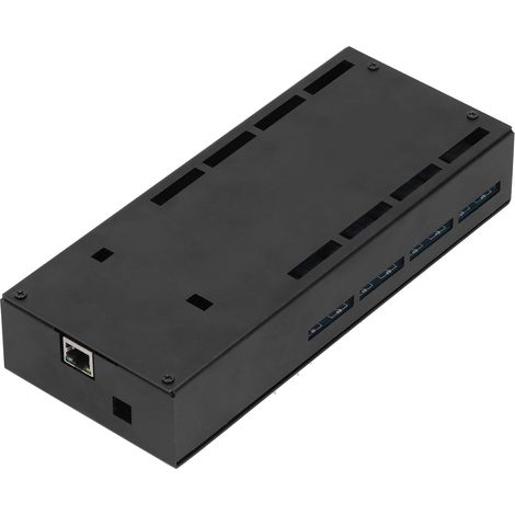 16-Kanal RJ45-Relais aus Aluminiumlegierung für elektronische Bauteile