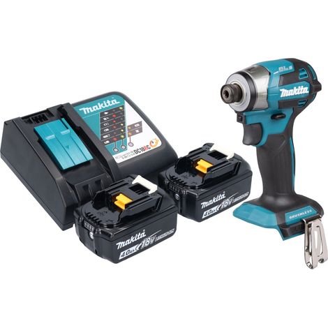 Avvitatore a impulsi a batteria Makita DTD 173 RM 18 V 180 Nm 1/4" brushless + 2x batteria ricaricabile 4,0 Ah + caricabatterie