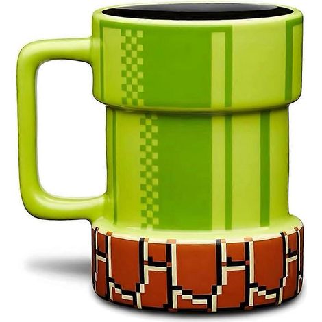 Mug en céramique Warp Pipe Cup, cadeau pour gamer ou papa. (1/5)