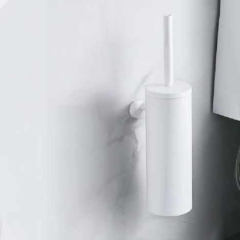Brosse WC Murale Durable Support Nettoyage Alliage Aluminium Salle de Bain Facile à Nettoyer - AUTRES (1/2)