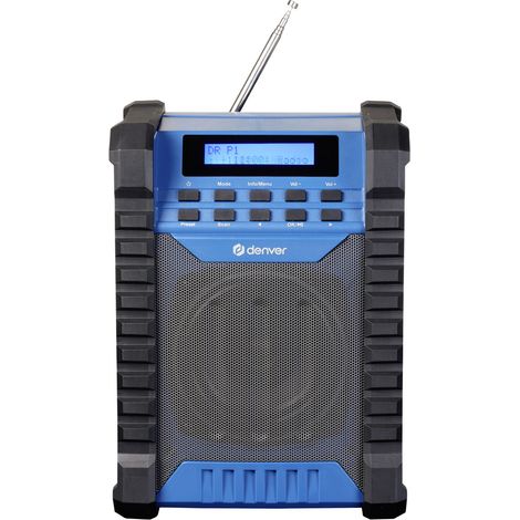 Denver DAB+/FM Baustellen-Radio/BT/Akku WRD-60 (1/5)