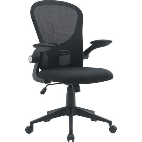 Poltrona "Kempton" da gaming ed ufficio ergonomica in poliestere con braccioli e ruote -Grigio (1/4)