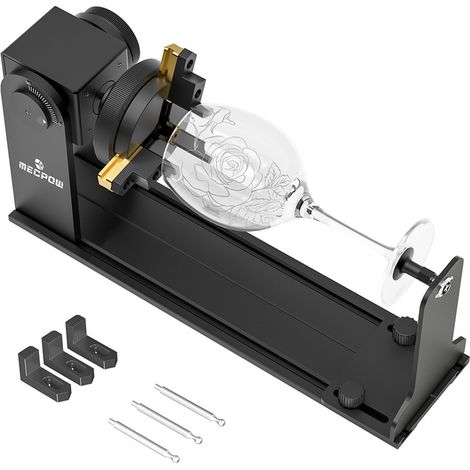 Module rotatif à galets Mecpow G5, avec mâchoires polyvalentes, mandrin rotatif réglable, colonne de support, pour Mecpow et autres marques (1/5)