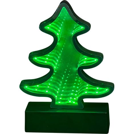 TrendLine LED Dekofigur Tannenbaum 20 cm batteriebetrieben grün