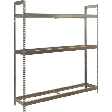 SimonRack Étagère à Pneus, Rangement 21 pneus, 2000x1500x450 mm, Métal Renforcé, Garage Atelier, Galvanisé - Simonauto
