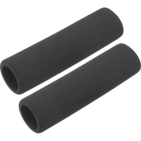 2ps Tube d'Isolation pour Tuyau, Conduits Isolants Caoutchouc 50cm, Tuyaux en Mousse Conservation Chaleur ID 24mm OD 34mm pour Support Poignée Chauffage Tube Climatisation, Noir (1/5)