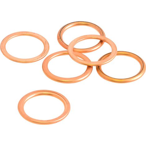 Joints vidange X 6 RMF, dimension 18 x 24 x 2 mm - AUTOBEST