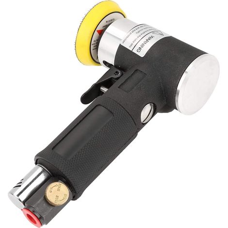 Ponceuse d'angle d'air - Mini Ponceuse d'angle d'air 90° rectifieuse de Polissage pneumatique + Tampon de ponçage 2 Pouces 3 Pouces (1/5)