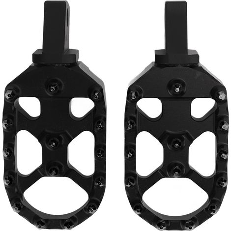 Repose-pieds avant moto R18 2020-2022, pédale conducteur antidérapante, kit de 2 cale-pieds noirs, pièce de rechange compatible. (1/5)