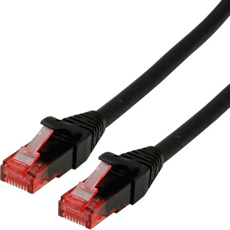 ROLINE Cable de conexión cat.6 UTP, nivel de componente, LSOH, negro, 3 m