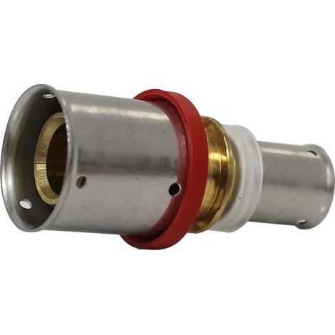 Raccord multicouche à sertir manchon inégal - Ø26x3,0 - Ø16x2,0 (1/4)