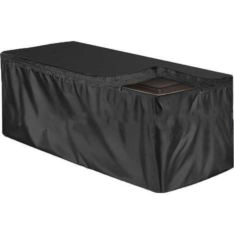 Outdoor Furniture Protective Cover, Deck Box Cover with Waterproof Zipper and UV Protection, Garden Patio Protective Cover, Storage Bag(s) (1/5)
