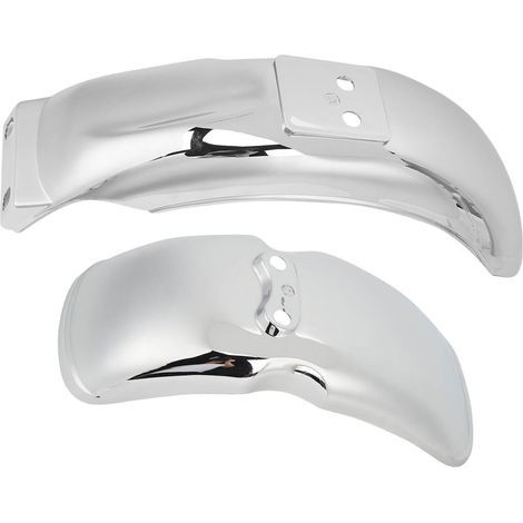 Garde-boue de roue de moto, protection anti-éclaboussures chromée pour Z50 Z50A Z50J avec roues de 8 ou 10 pouces (1/5)