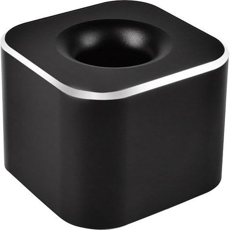 Mini-Stifthalter aus Aluminium mit einem Loch für Zahnbürste, E-Zigarette und Schreibtisch (Schwarz) (1/5)