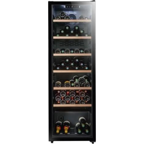 La Sommeliere CTVNE147 Weinschrank schwarz 147 Flaschen