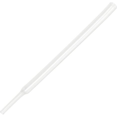 TRU COMPONENTS 1564458 GUAINA TERMORETRAIBILE SENZA COLLA TRASPARENTE 3 MM RAPPORTO DI RESTRINGIMENTO:2:1 15 M (1/2)