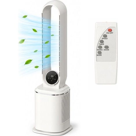 Ventilateur colonne sans pales - SANS MARQUE/GÉNÉRIQUE - Générique - 12 vitesses - Silencieux - Jusqu'à 30 m² (1/5)