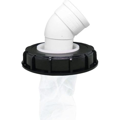 IBC-Deckelfilter, waschbarer Nylon-IBC-Tankdeckel mit Deckel, IBC-Tankzubehör mit Netzfilter für 163-mm-Regenwassertank (163 mm 45°) (1/4)