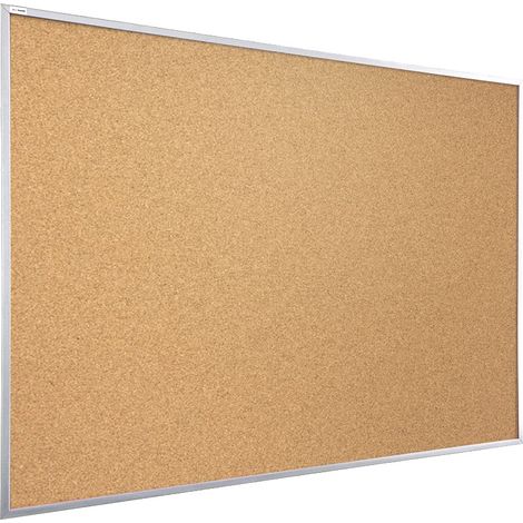 Tableau en liege avec cadre en bois argente 120x90cm 83334951