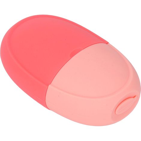 Rouleau de massage facial en silicone à glace froide, outil de massage du visage pour la beauté, rose (1/5)