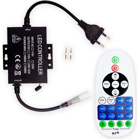 Controlador Tira Led 230v Monocolor Con Mando 1251581