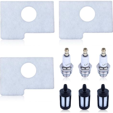 Kit de filtre à air et carburant et bougie pour Stihl MS180 MS170 018 017 1130 124 0800 tronçonneuse (1/5)