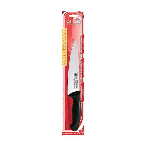 Coltello cucina professional de luca manico plt/inox cm 18 (2 pezzi) Deluca