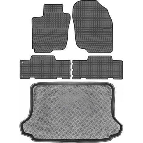 Toyota Rav4 III SUV (2006–2012) – Set: Gummifußmatten + Kofferraummatte (1/5)