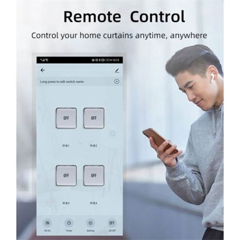 NALOOKAMIC Capteur Intelligent de Commutateur à Relais avec Boîtier de Protection (1/3)