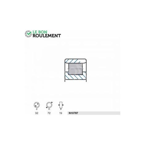 Roulement à rouleaux N10787-SNR