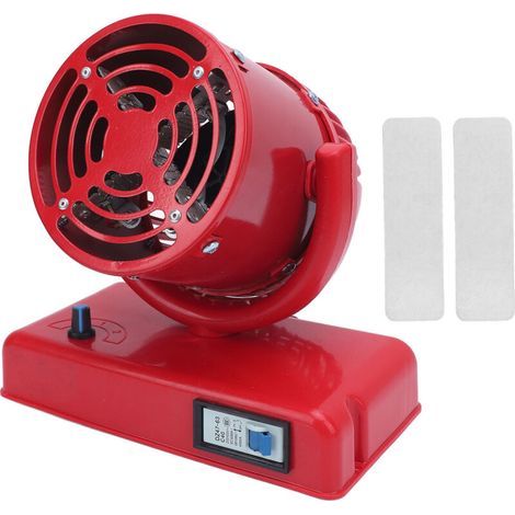 Portable Air Fan, 12v 300W Steel Small Heater, Cooling and Defrosting Fan for Car Interiors, Camping, Small Rooms (1/4)