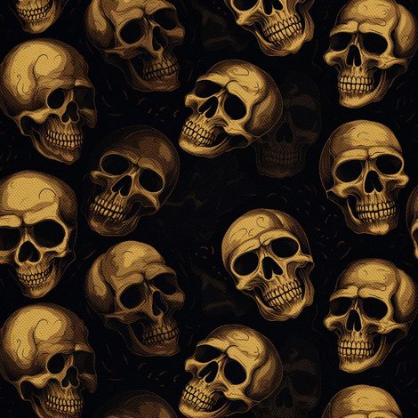 Tela Oxford decorativa para exteriores - Motivo de calavera I DX4081 (1/5)