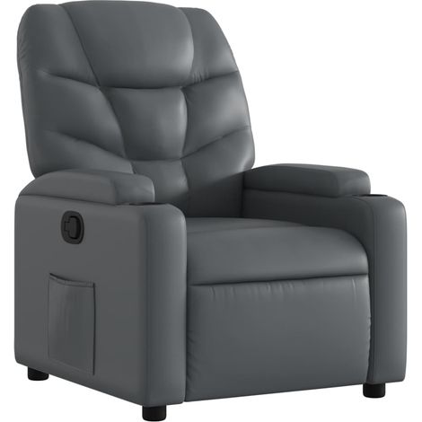 Maison Exclusive - Relaxsessel Grau Kunstleder