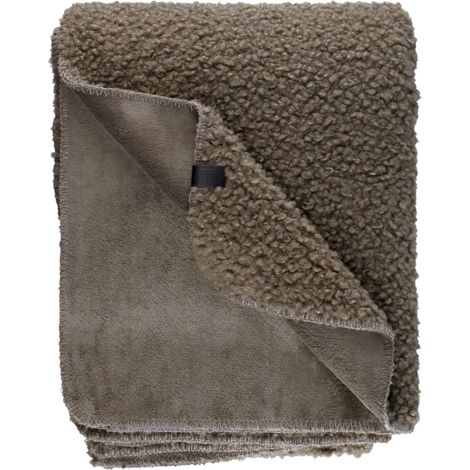 SCHÖNER WOHNEN Kuscheldecke TEDDY - 1 Stück 140x200 cm, Beige