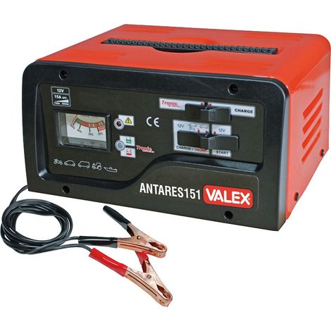 Chargeur de batterie de démarrage pour voiture et moto VALEX ANTARES 151 1851113 (1/2)