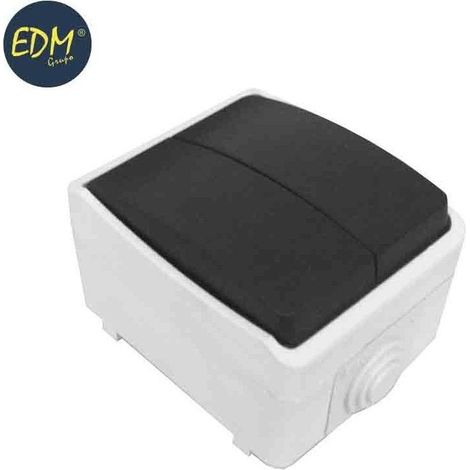 Interruttore/Interruttore stagno Doppio Solera 10AX 250V IP54 (retrattile)