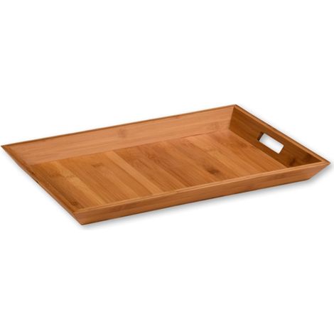 Plateau de Service en Bambou FSC - Poignées Intégrées - 52 x 33 cm - Livraison gratuite (1/2)