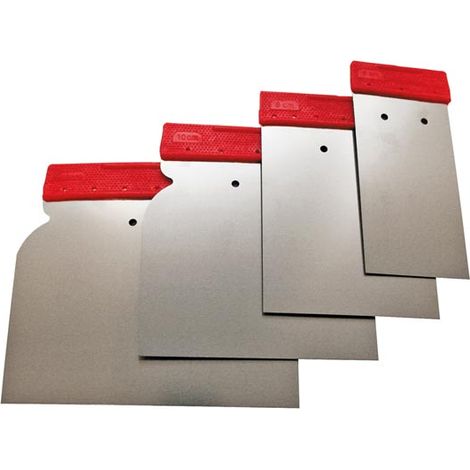 Juego de cuchillos de recubrir, modelo japonais, cantidad : 4 unidades