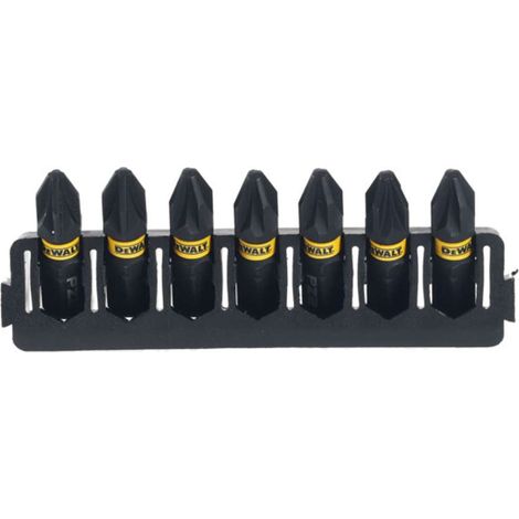 DeWALT Accessoires - Set d'embouts PZ2, 7 pièces DT70811