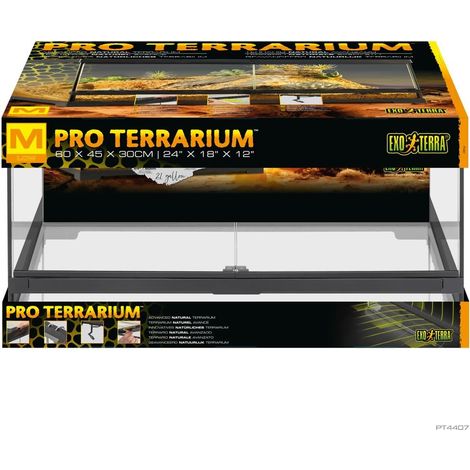 Pro Terrarium de Cristal Exo Terra Mediano 60x45cm
